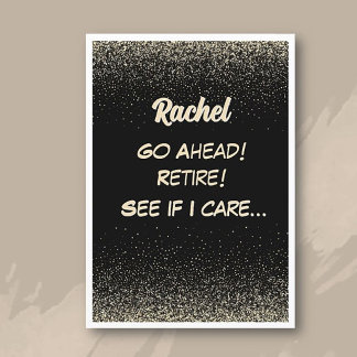 Cartão Diversão, aposentadoria personalizada colaboradora