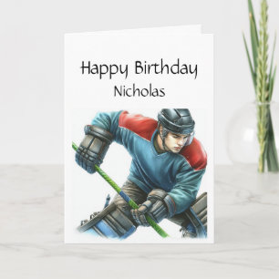 Cartão Diversão de Aniversário Personalizado Nome Jogando