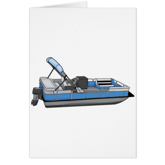 Cartão diversão de pontoon (Frente)