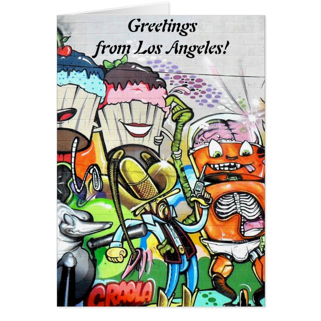 Cartão Diversão do grafite (Frente)