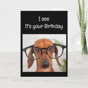 Cartão Diversão do melhor cachorro de aniversário de nunc