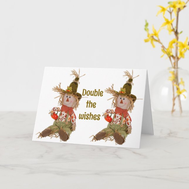 CARTÃO DIVERSÃO E AMOR *10º DESEJOS DE ANIVERSÁRIO* (Flor Amarela)