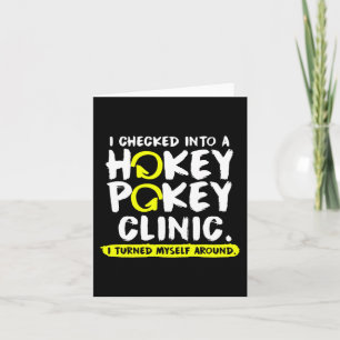 Cartão Diversão Hokey Pokey Clinic Hockey Pokey Gift