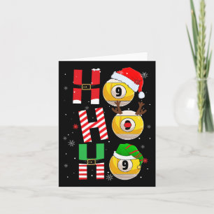 Cartão Diversão Natal Bilhar Ho Ho Ho Natal Correspondênc