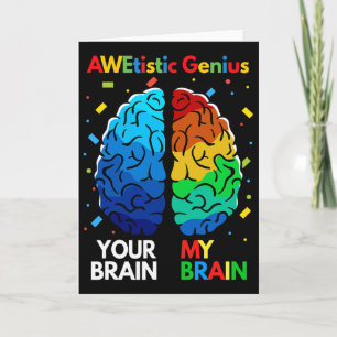 Cartão Diversidade Neurodiversidade Autismo Conscientizaç