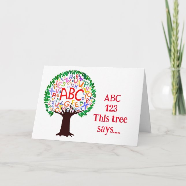 Cartão DIVERTE-SE NO SEU "1rua DIA DE JARDIM" (Frente)