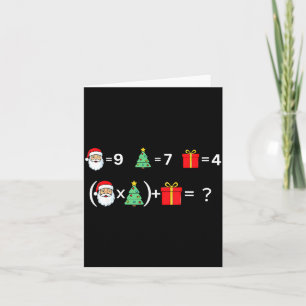 Cartão Divertido 67 Meme Natal Professor de Matemática Pa