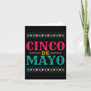 Cartão Divertido Cinco De Mayo Para Festa Mexicana 2