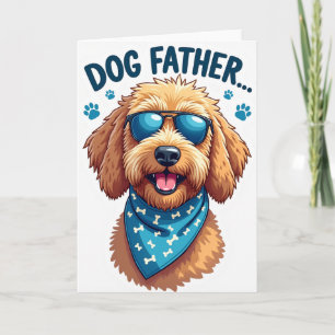 Cartão Divertido de Pai Canino