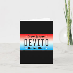 Cartão Divertido Devito Nova Jersey Ítalo-Americano Nj Co