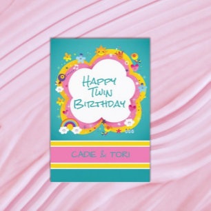 Cartão Divertido! Felinos - Aniversário Personalizado