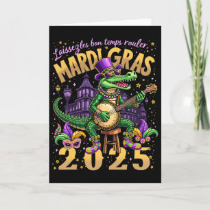 Cartão Divertido Laissez Les Bon Temps Rouler Mardi Gras 