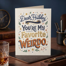 Divertido Querido Marido | Aniversário do Marido 