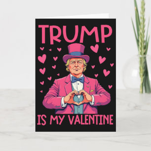 Cartão Divertido Trump é meu namorado Trump Homens Mulher