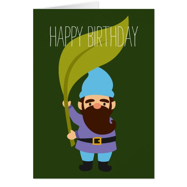 Cartão Divertimento dos gnomos do jardim (Frente)