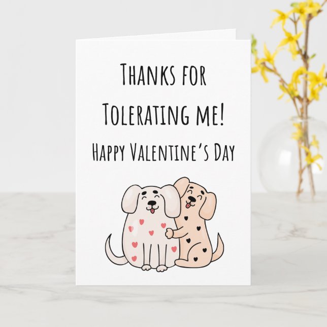 Cartão Dívida de São Valentão Obrigado Por Me Tolerar Dob (Flor Amarela)