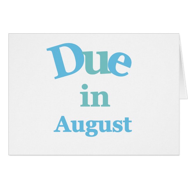 Cartão Dívida do azul em agosto (Frente Horizontal)