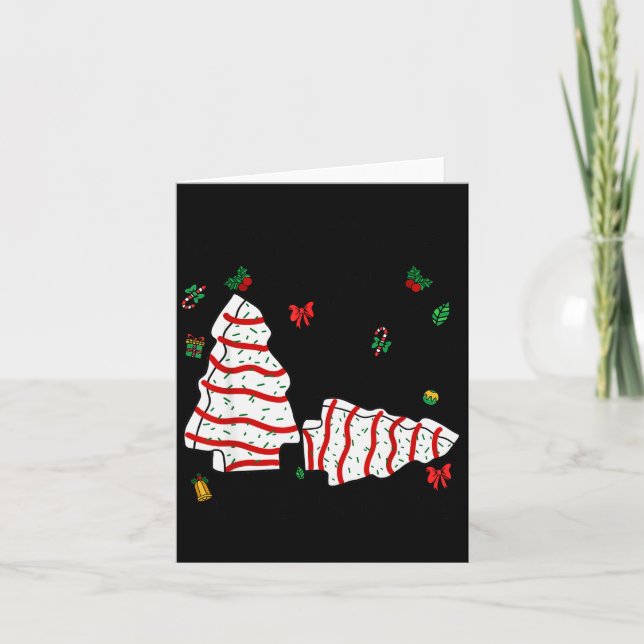 Cartão Dividido Entre Parecer Um Lanche Ou Comer Um Natal (Frente)