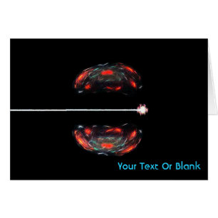 Cartão Dividindo O Atom