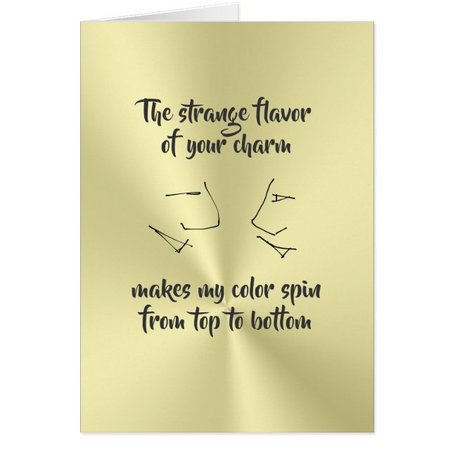 Cartão Divirta-se para geeks de ciência e física (Frente)