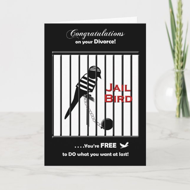 Cartão Divorce Congratulations (Frente)