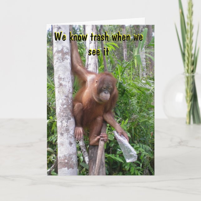 Cartão Divórcio Engraçado ou quebra de encorajamento (Frente)