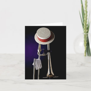 Cartão Dixieland Trombone Greeting Card