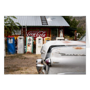 Cartão Dixon, Novo México, Estados Unidos. Carro antigo