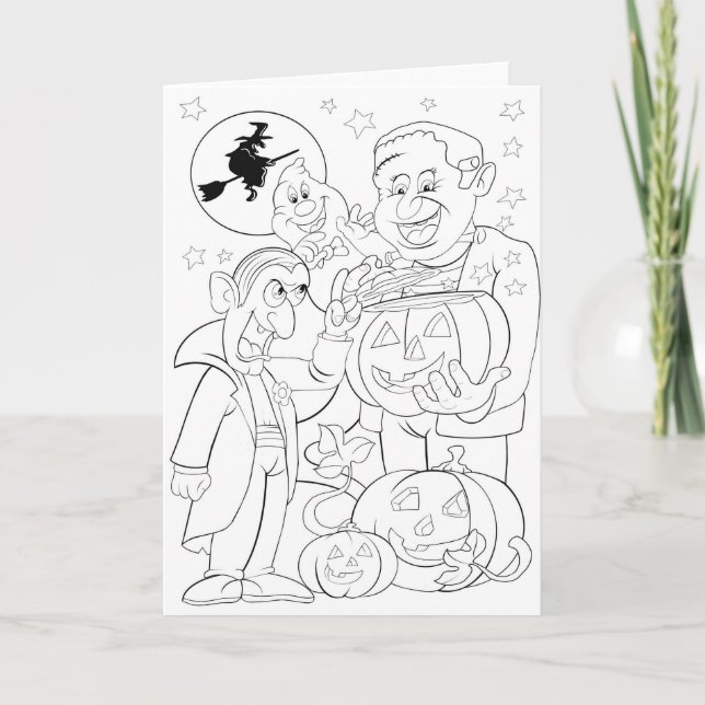 Cartão DIY hobbt Halloween card (Frente)