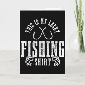 Cartão Dizendo de Pesca Presente de Pescador Esta É Minha