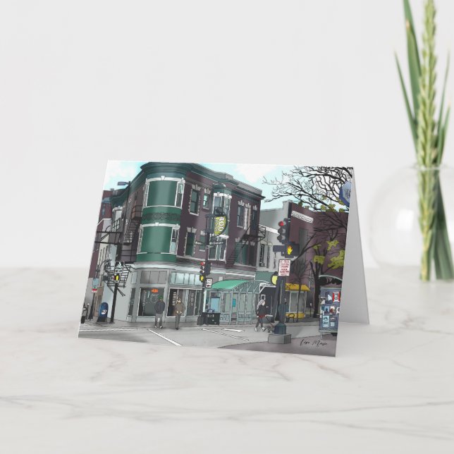 Cartão Dizendo Oi de Madison, Wisconsin (Frente)