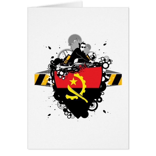 Cartão DJ Angola (Frente)