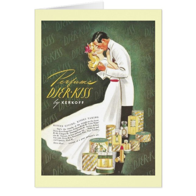 Cartão Djer Kiss Casal Romântico (Frente)