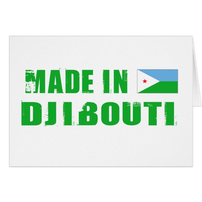 CARTÃO DJIBOUTI (Frente Horizontal)