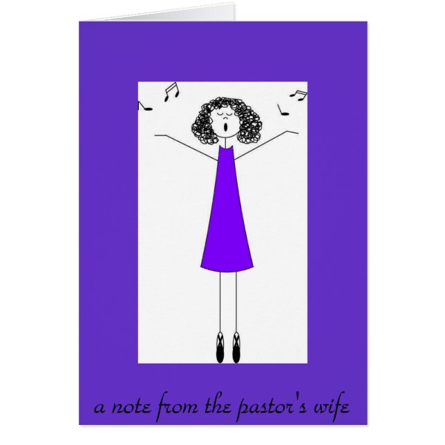 Cartão dkpwnote, dkpwnotecolor, uma nota do pastor… (Frente)