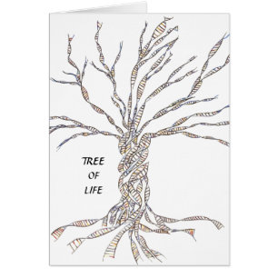 Cartão DNA TREE ou Árvore da Vida