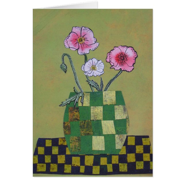 Cartão Do abstrato vida ainda (Frente)