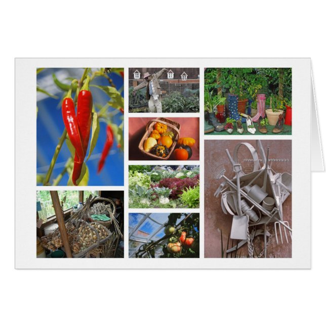 Cartão do amante de jardinagem (Frente Horizontal)