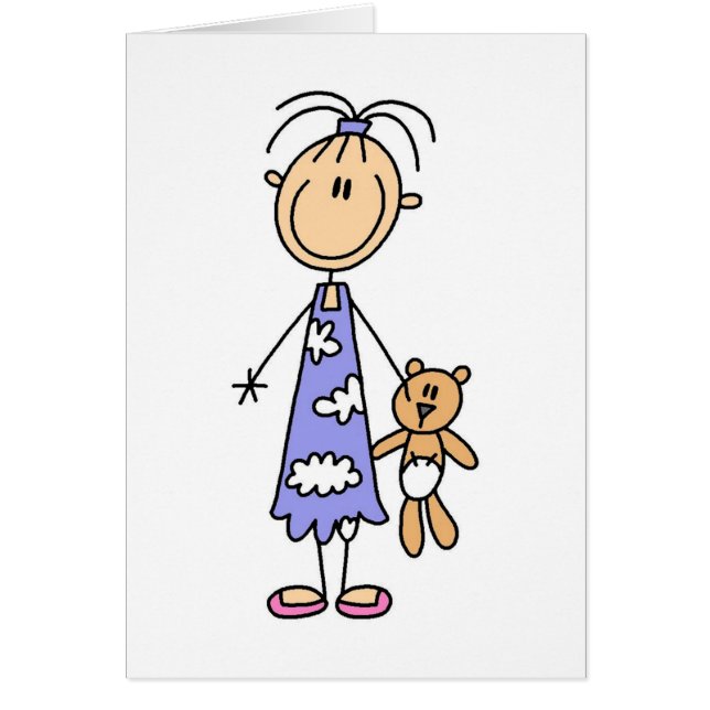 Cartão do amigo do afago do urso de ursinho (Frente)