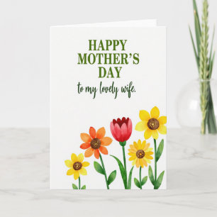 Cartão do Amor das Mães na Primavera