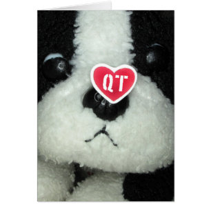 Cartão do amor do quarto