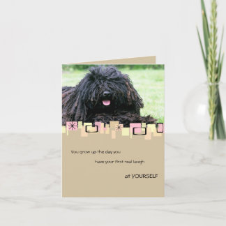 Cartão do aniversário de Puli
