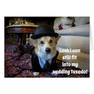 Cartão do aniversário do Corgi