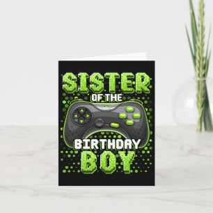 Cartão Do Aniversário Do Jogo De Vídeo De Aniversário 5