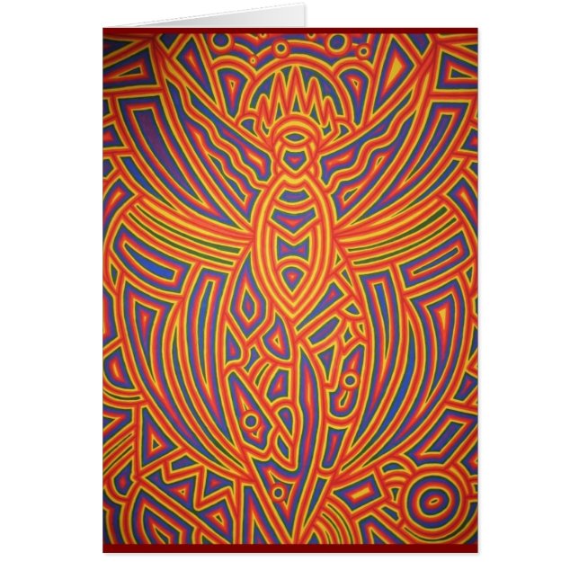 Cartão do anjo do arco-íris (Frente)