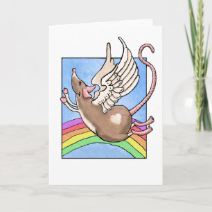 Cartão do anjo do rato