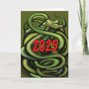 Cartão do Ano do Dragão 2025