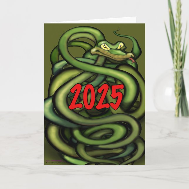 Cartão do Ano do Dragão 2025 (Frente)