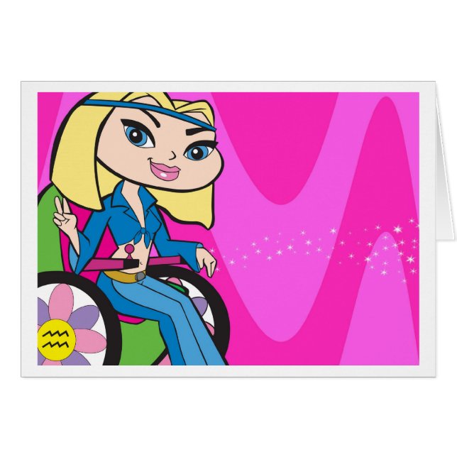 Cartão do Aquário (Frente Horizontal)