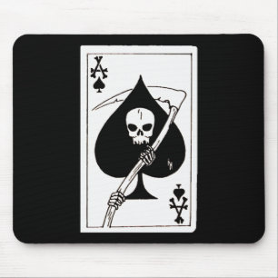 Cartão do ás de espada da morte Mousepad